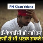 14वीं किस्त अटकने के कारण