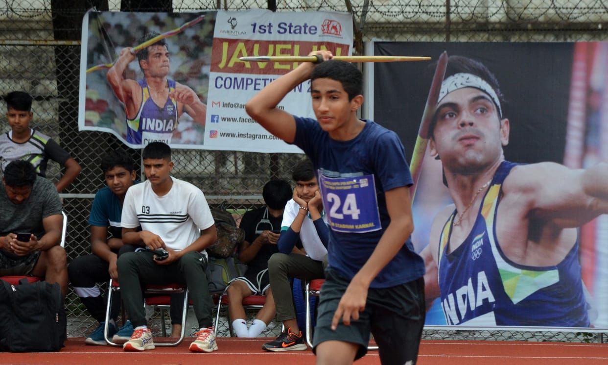 Vikas of Karnanagari won gold in Javelin Throw