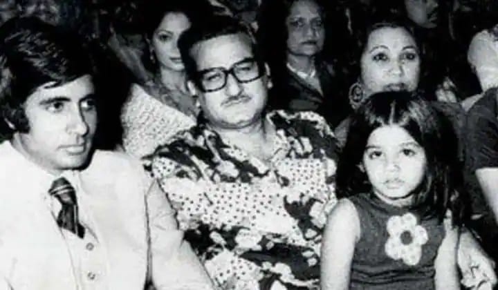 Kgf Chapter 2 actress Raveena Tandon childhood photo with Amitabh Bachchan goes viral on social media