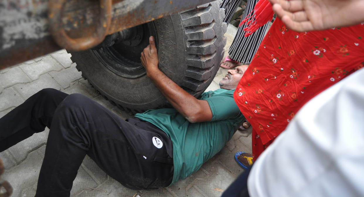 Explosion in transformer in Vasant Vihar Colony, family narrowly saved