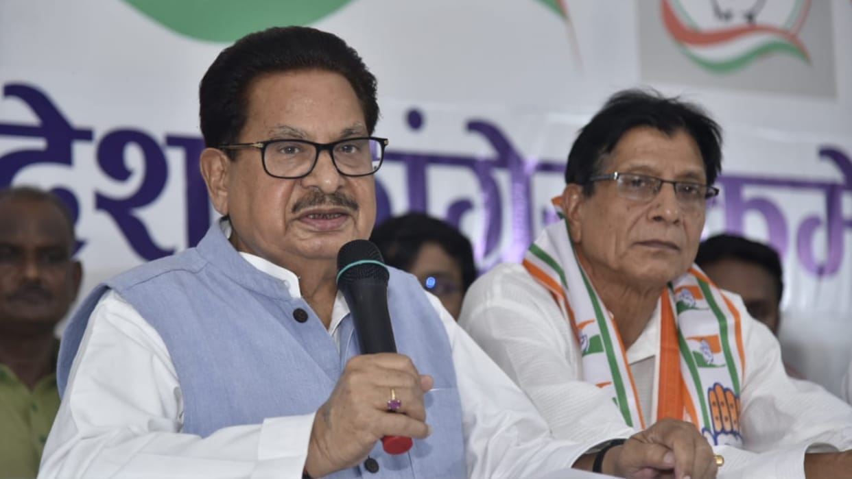 RLD former chief joins Congress in Lucknow.