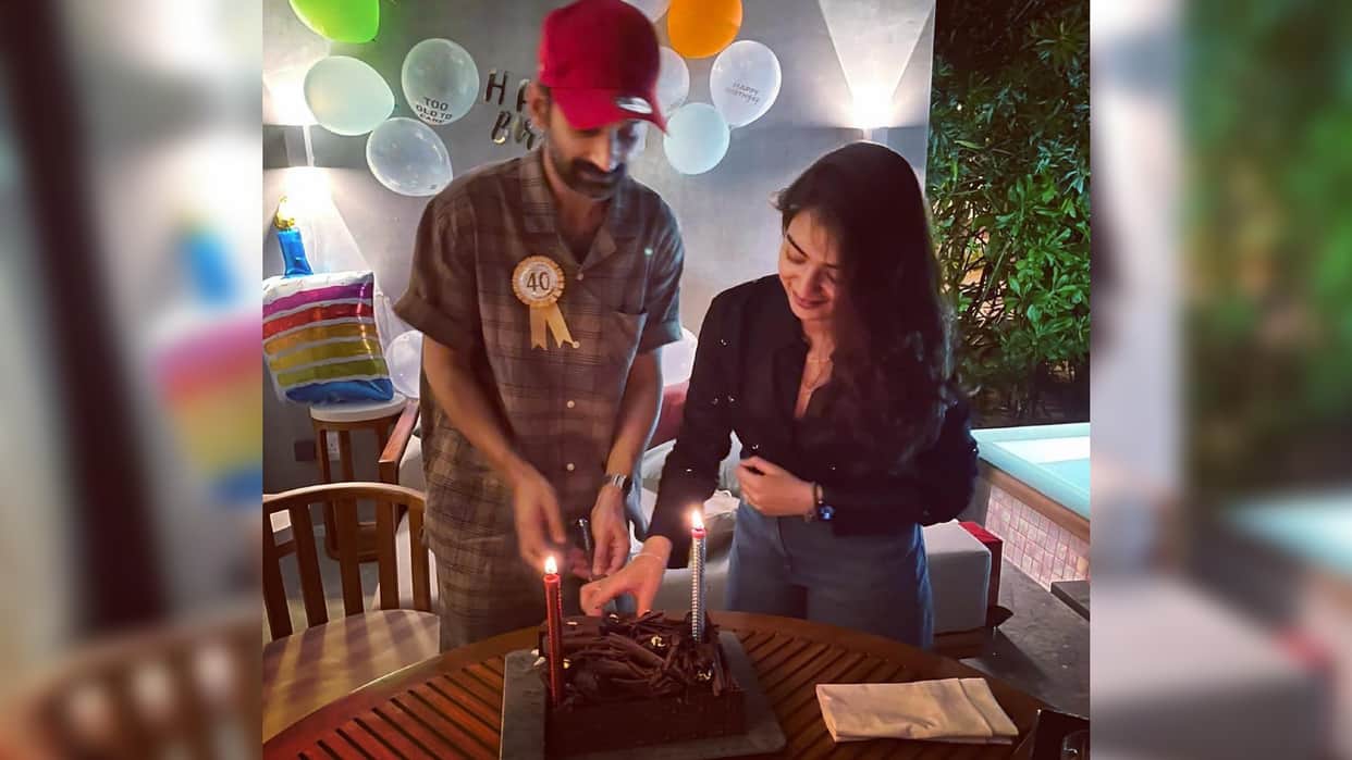 fahadh faasil birthday wishes from wife nazriya nazim actress says Mr.Husband  like a fine wine