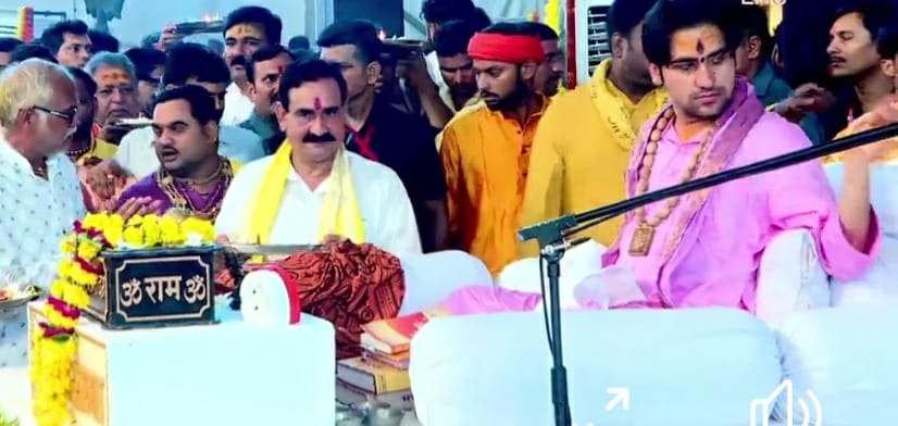 MP News: Home Minister Narottam Mishra said that our culture is safe only because of saint society