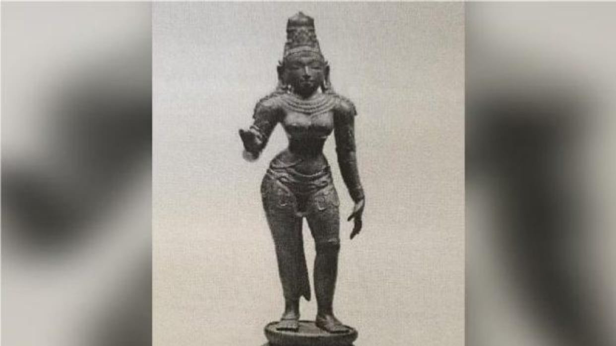 Idol of Goddess Parvati stolen from temple in Kumbakonam traced to US after 50 years