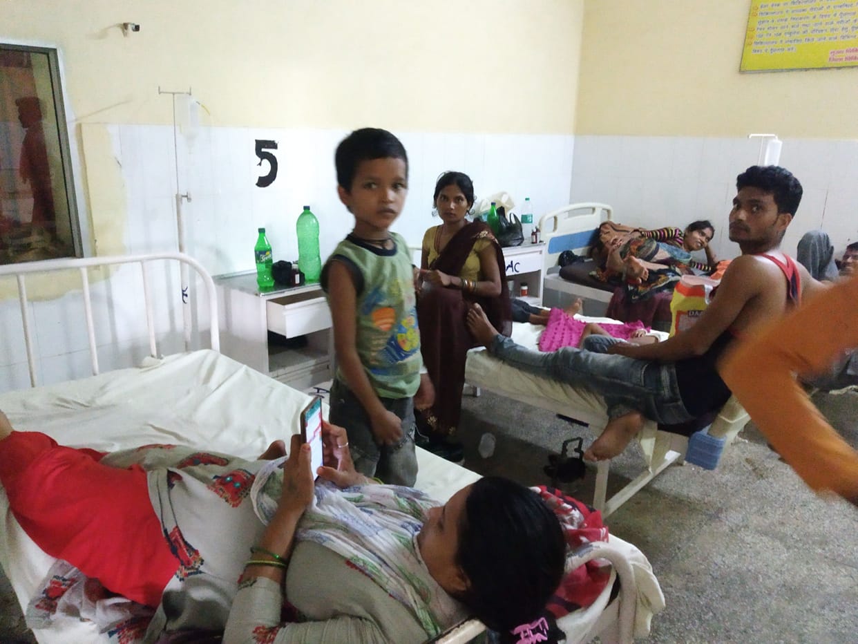 Banda: With the humidity, the patients of ringworm, itching increased, 150-170 children coming to the district hospital daily