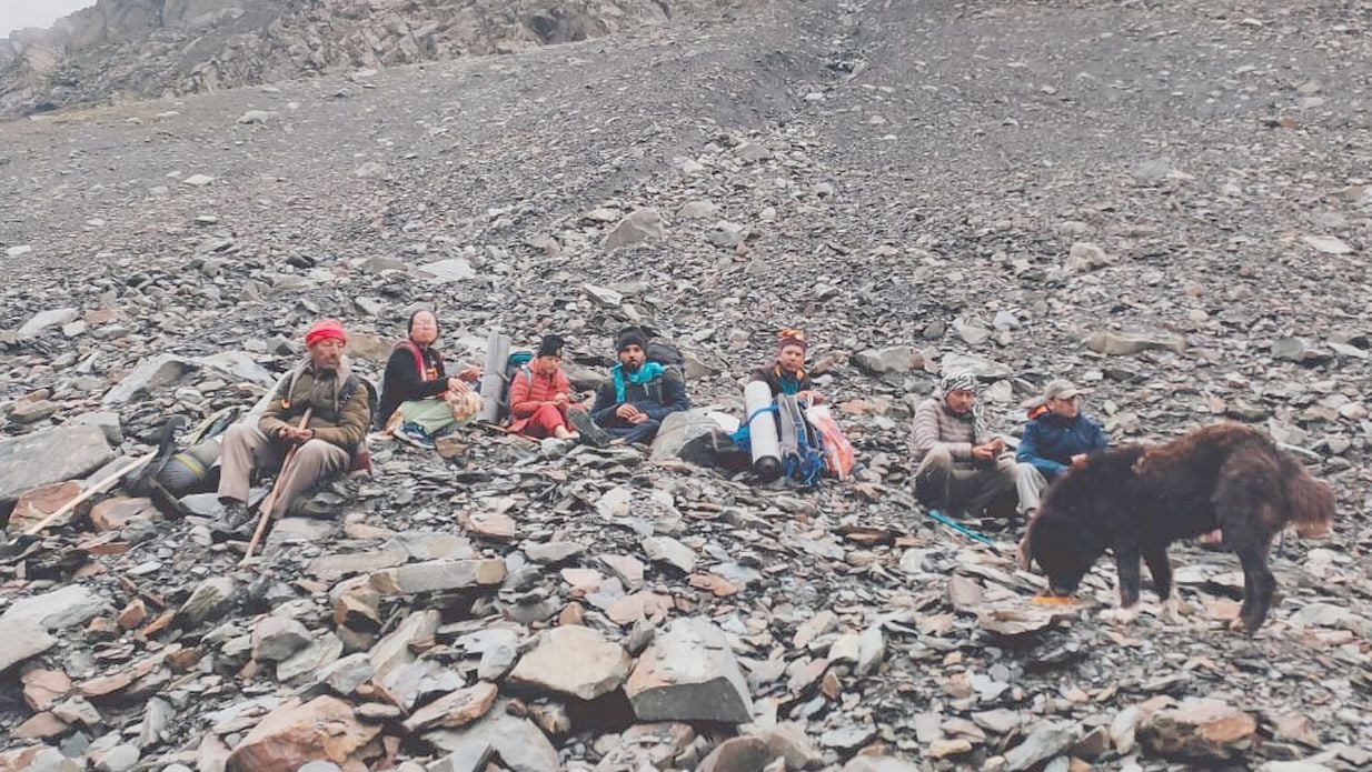 Manimahesh Yatra: jaikare of Mahadev on 16,800 feet high Kugti holding