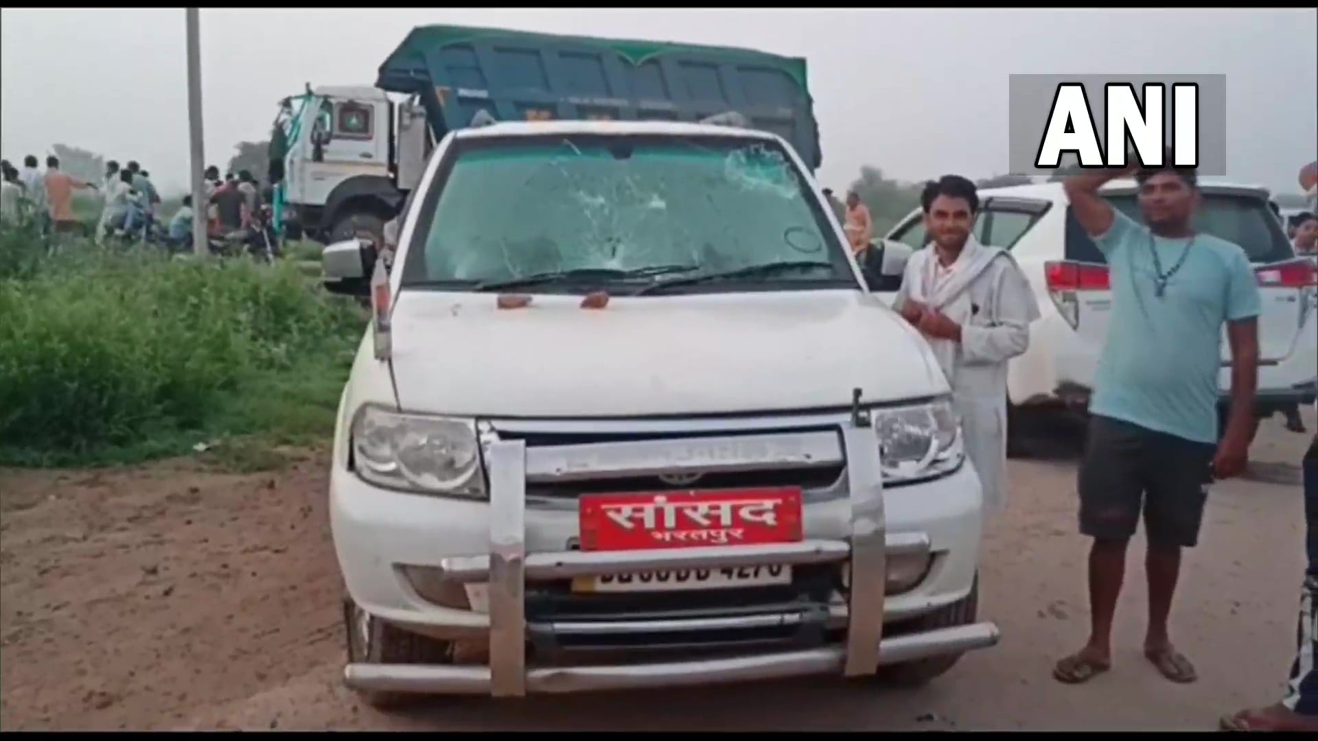 Bharatpur MP Ranjeeta Koli attacked by mining Mafia