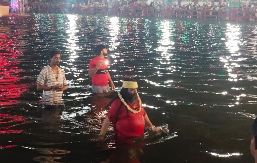 Gokarna pond lit up on boating festival, devotees enjoyed