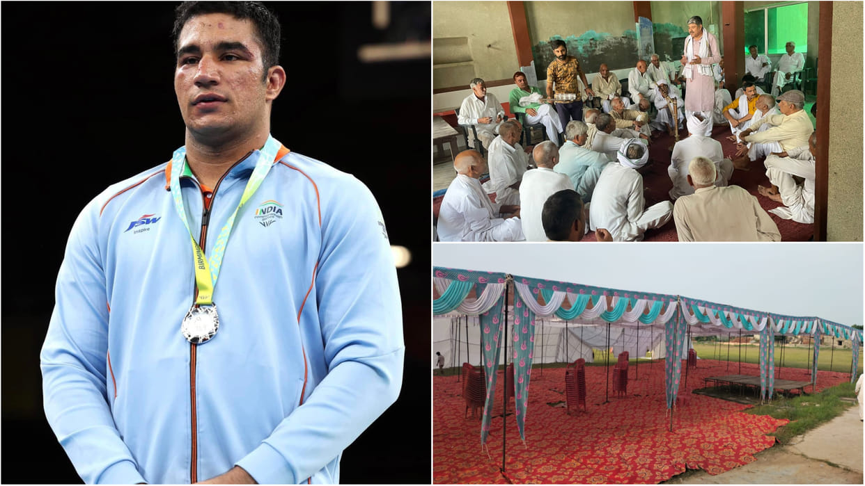 Preparations begin to welcome Commonwealth Games silver medalist Sagar in Dhandhalan village