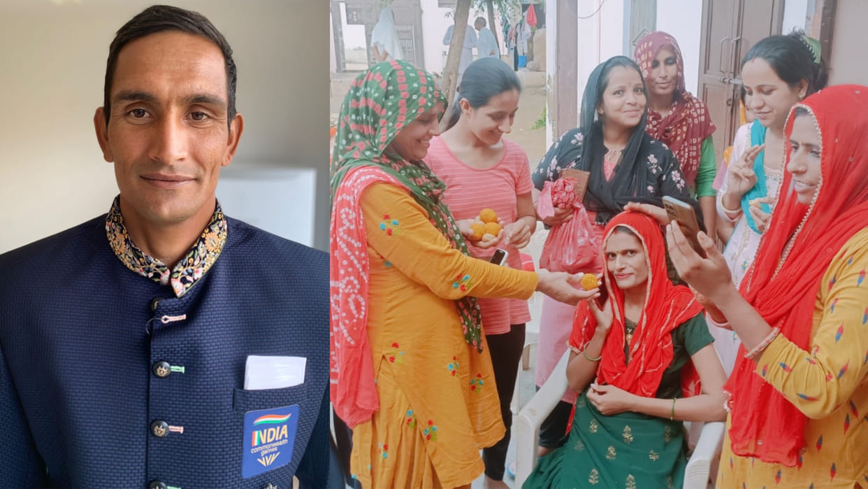 Sandeep Punia of Haryana won bronze in the Commonwealth Games