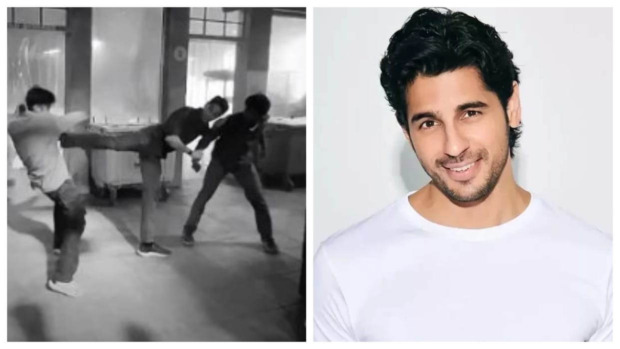 Indian Police Force: Sidharth Malhotra share a photo from set in action mode