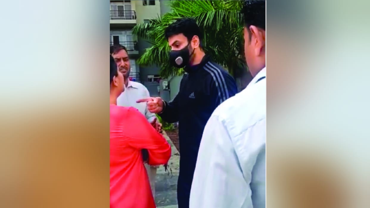 Noida Omaxe Society Case Accused Shrikant Tyagi Later Caught With Girlfriend in Lucknow Apartment by His Wife