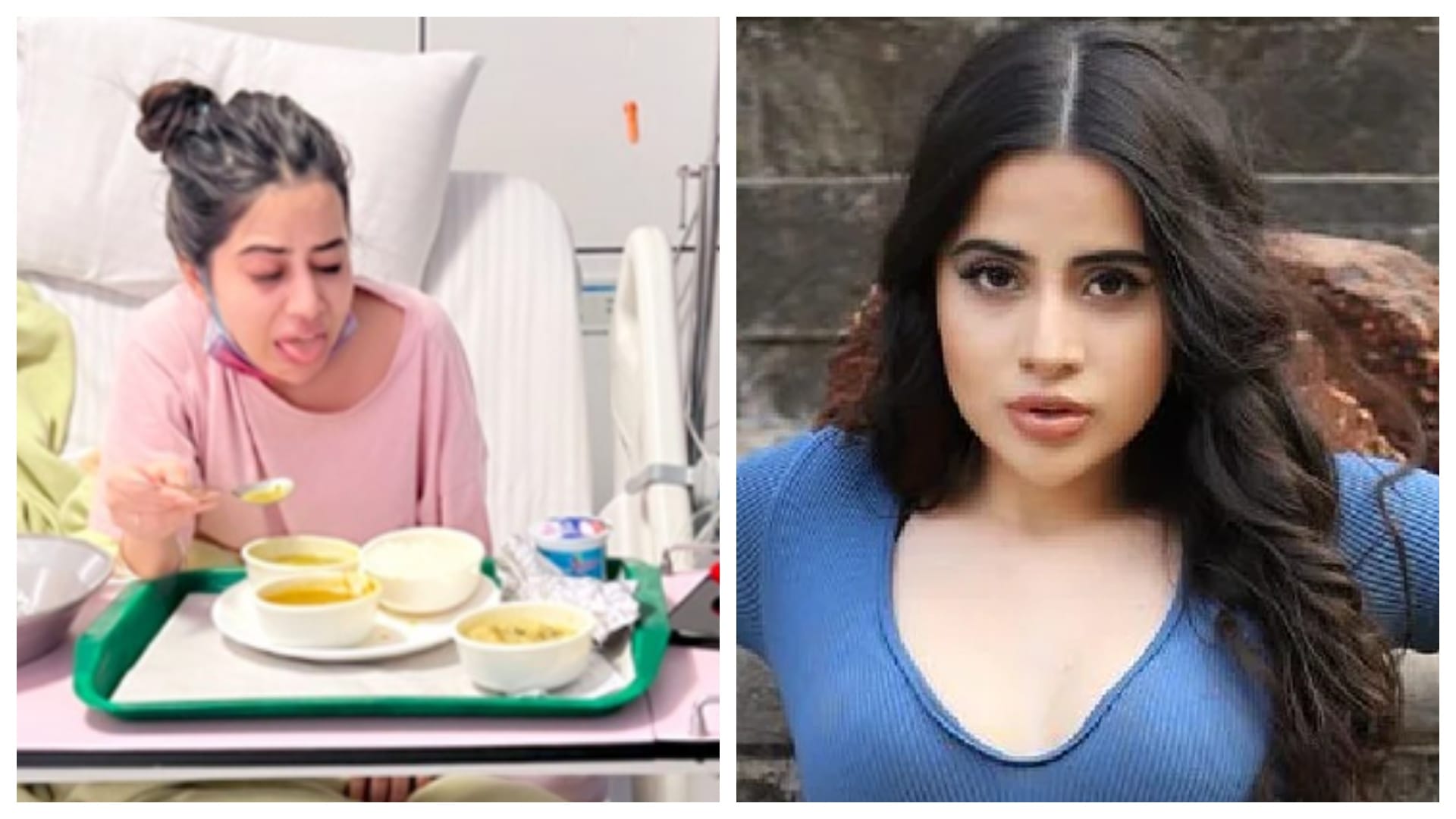Urfi javed latest video in saree without blouse went viral on internet