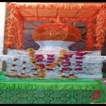 तिरंगे के रंग से बना ताजिया