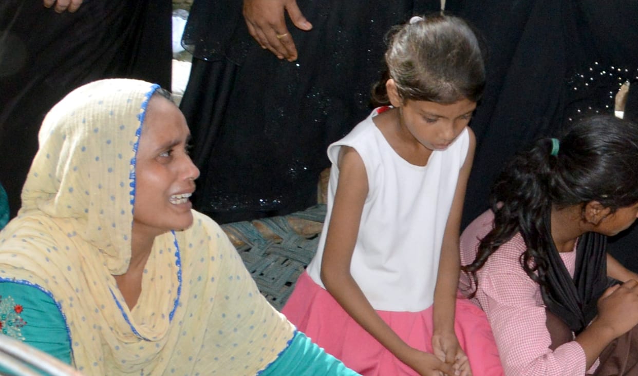 Child dies, three injured due to falling roof of dilapidated house