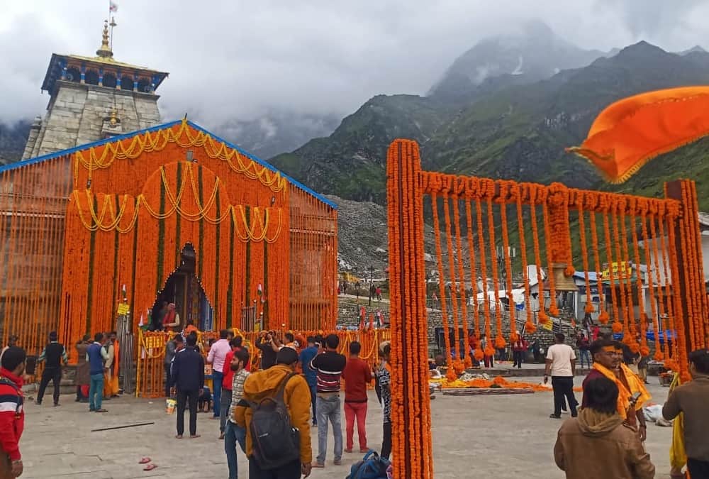 Char dham yatra 2022: kedarnath dham kapat closed only on bhai dooj recognition