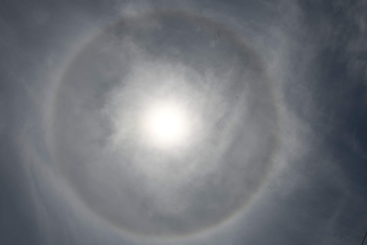 Amazing astronomical view in the sky