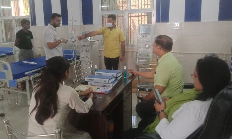 Dialysis unit will start in district hospital from today...