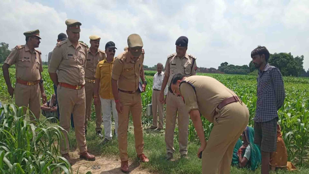 Hardoi Crime: Murder of laborer, dead body thrown in the field