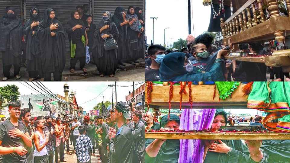 a mourning procession taken out on muharram people expressed their sorrow in delhi
