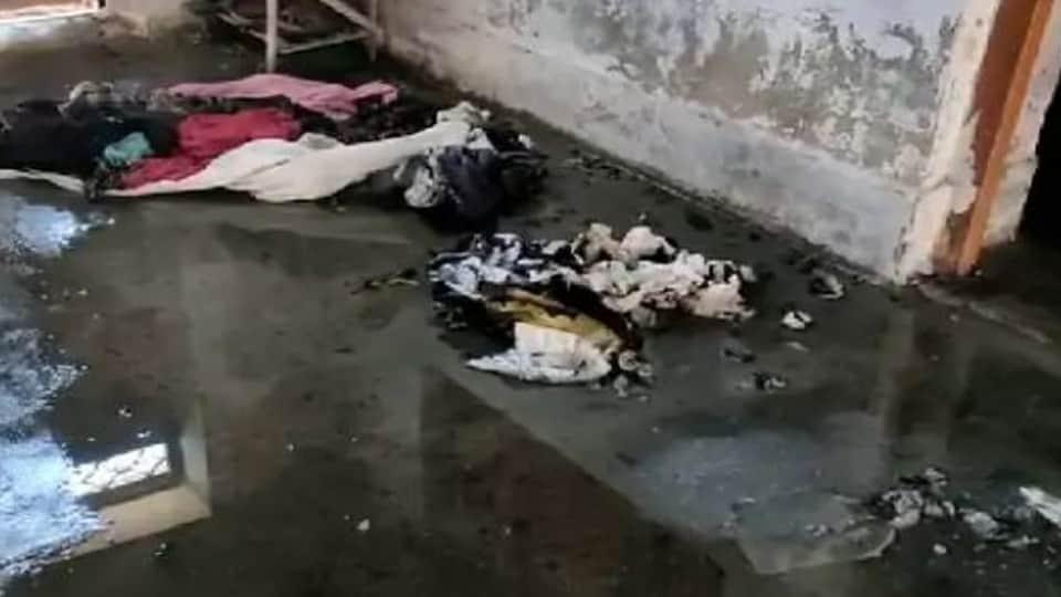 woman burnt her husband alive by pouring petrol in mathura