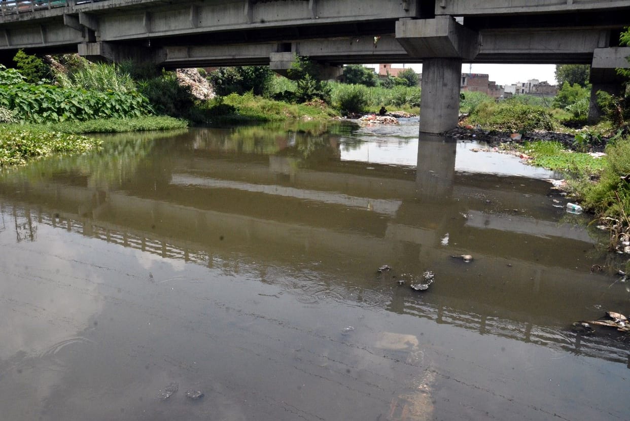 Demonstration against pollution in Kali river