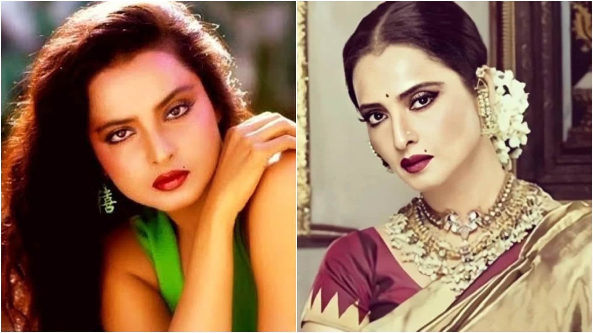 Monday Flashback of Bollywood When Actress Rekha Cried After Kissing Scene for Anjana Safar Movie