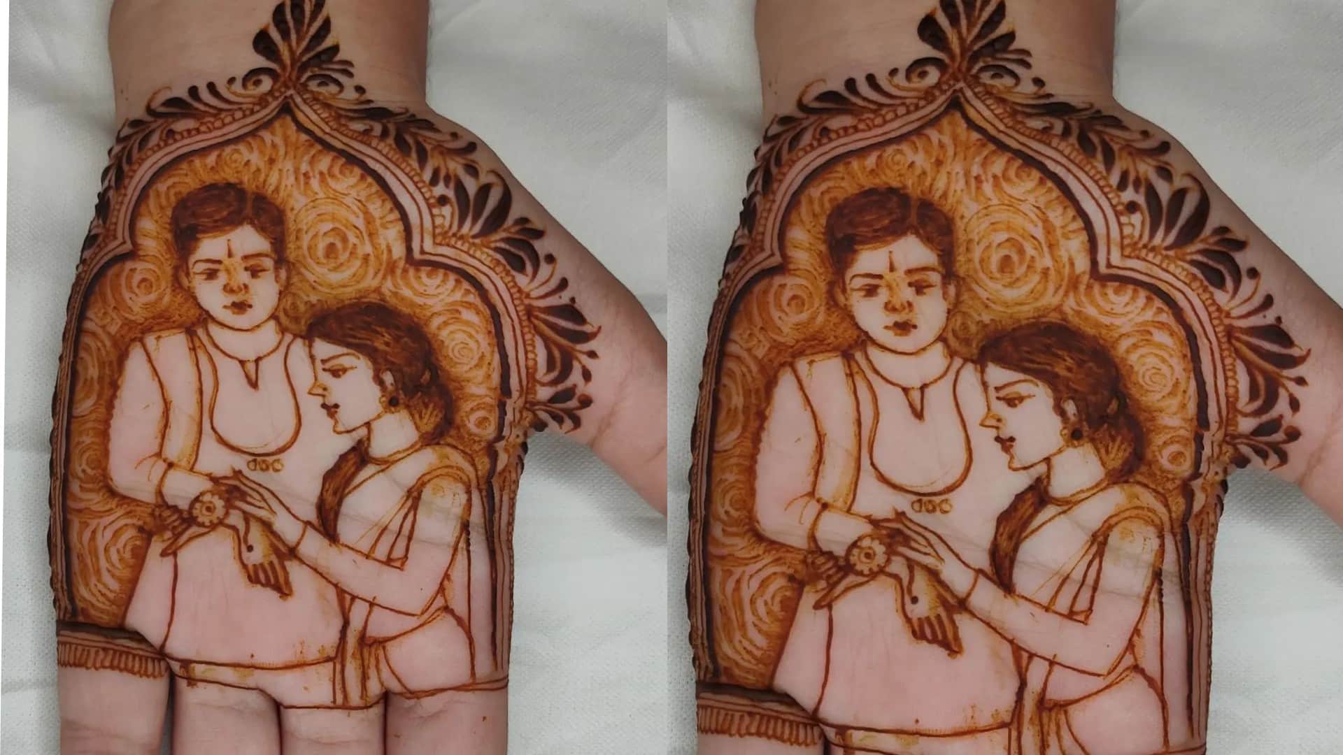 Raksha Bandhan Special Mehndi Design Easy See Photos Images