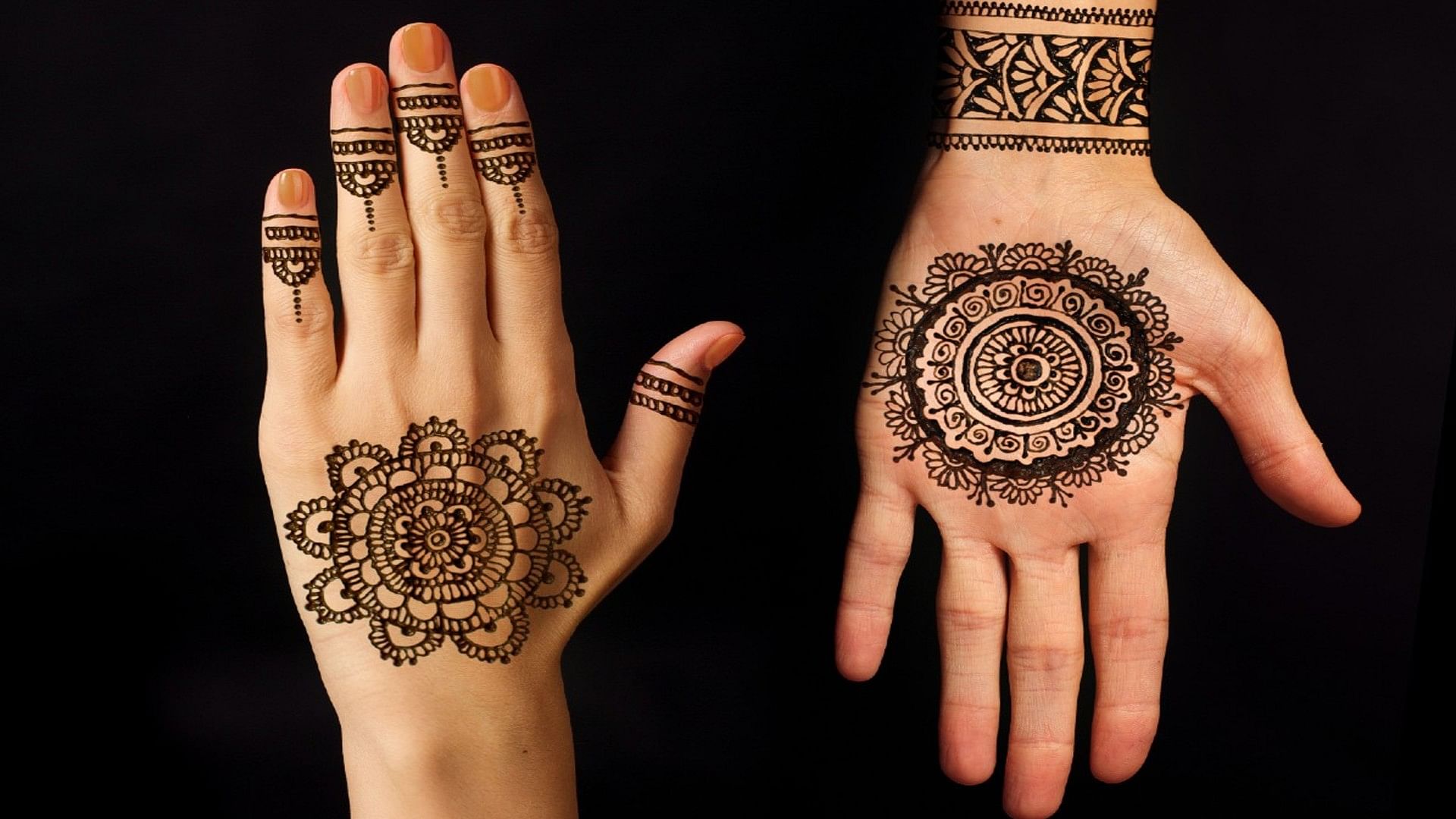 Circle Mehndi Design: हथेली की बैक और फ्रंट दोनों ही साइड पर खूब जचेंगी  मेहंदी की ये सर्कल डिजाइन - Uprising Bihar