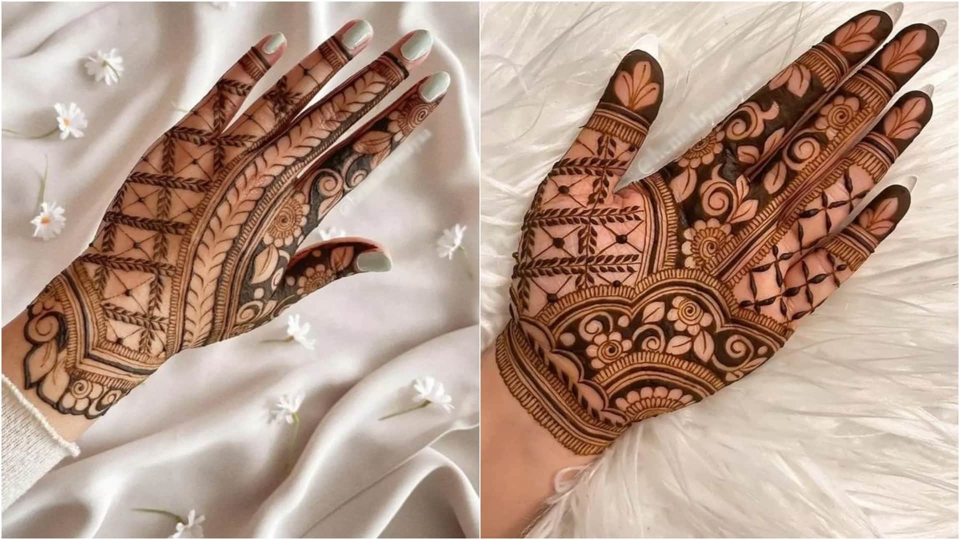 Hartalika Teej Special Mehndi Design Simple And Easy See Photos