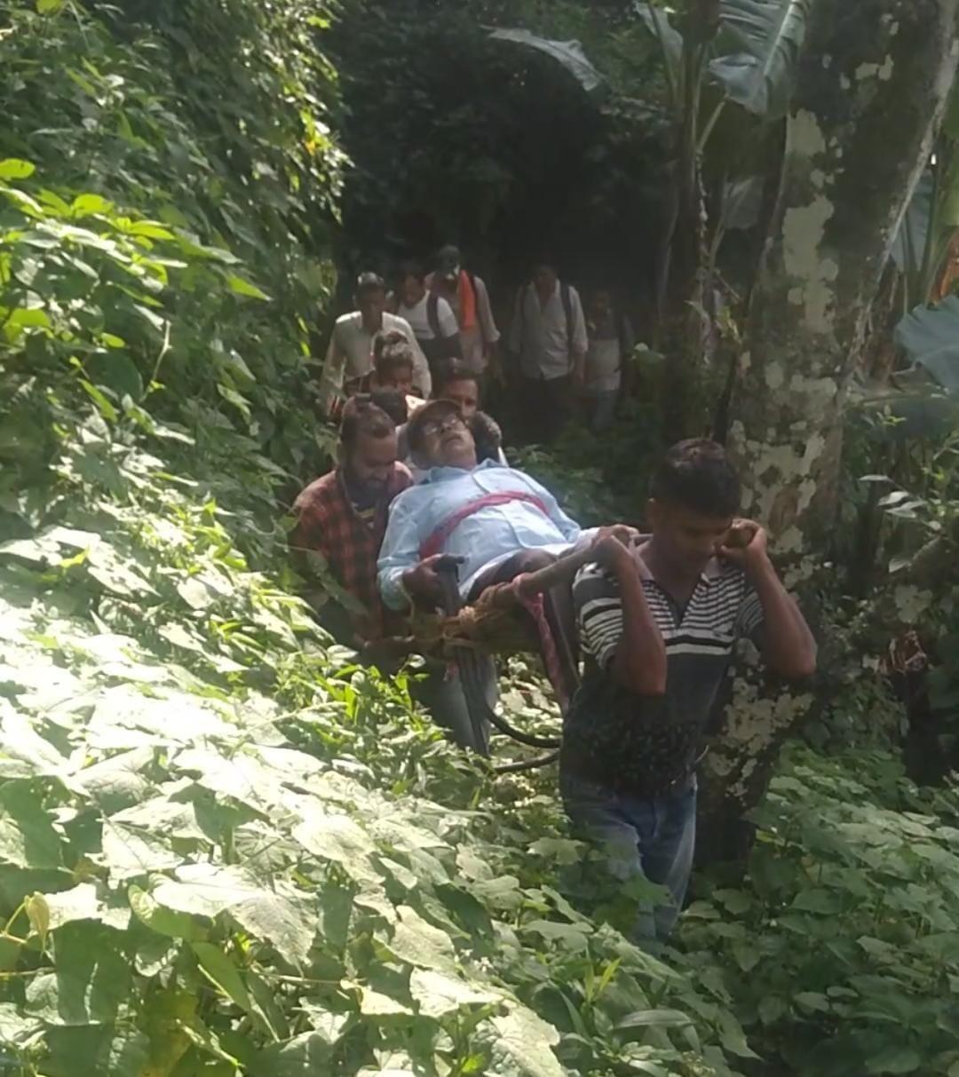 The closed road took the life of the elderly