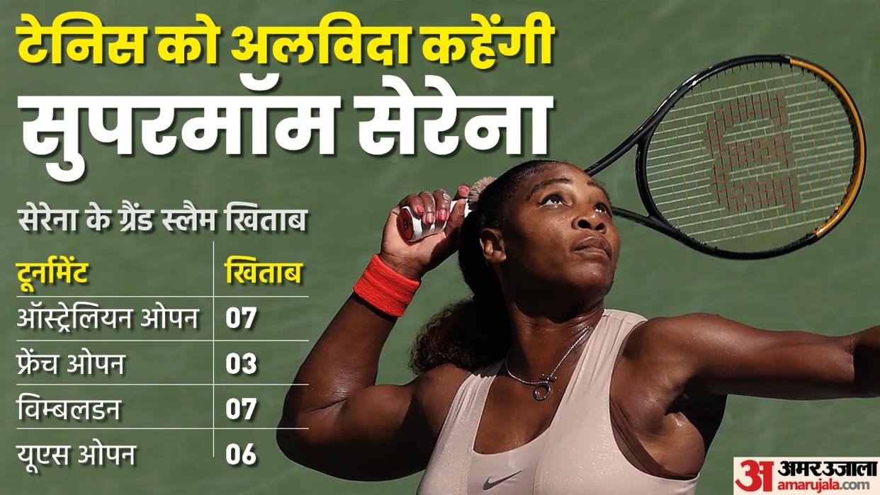 Tennis 23 Grand Slams winner Serena Williams will retire after US Open 2022