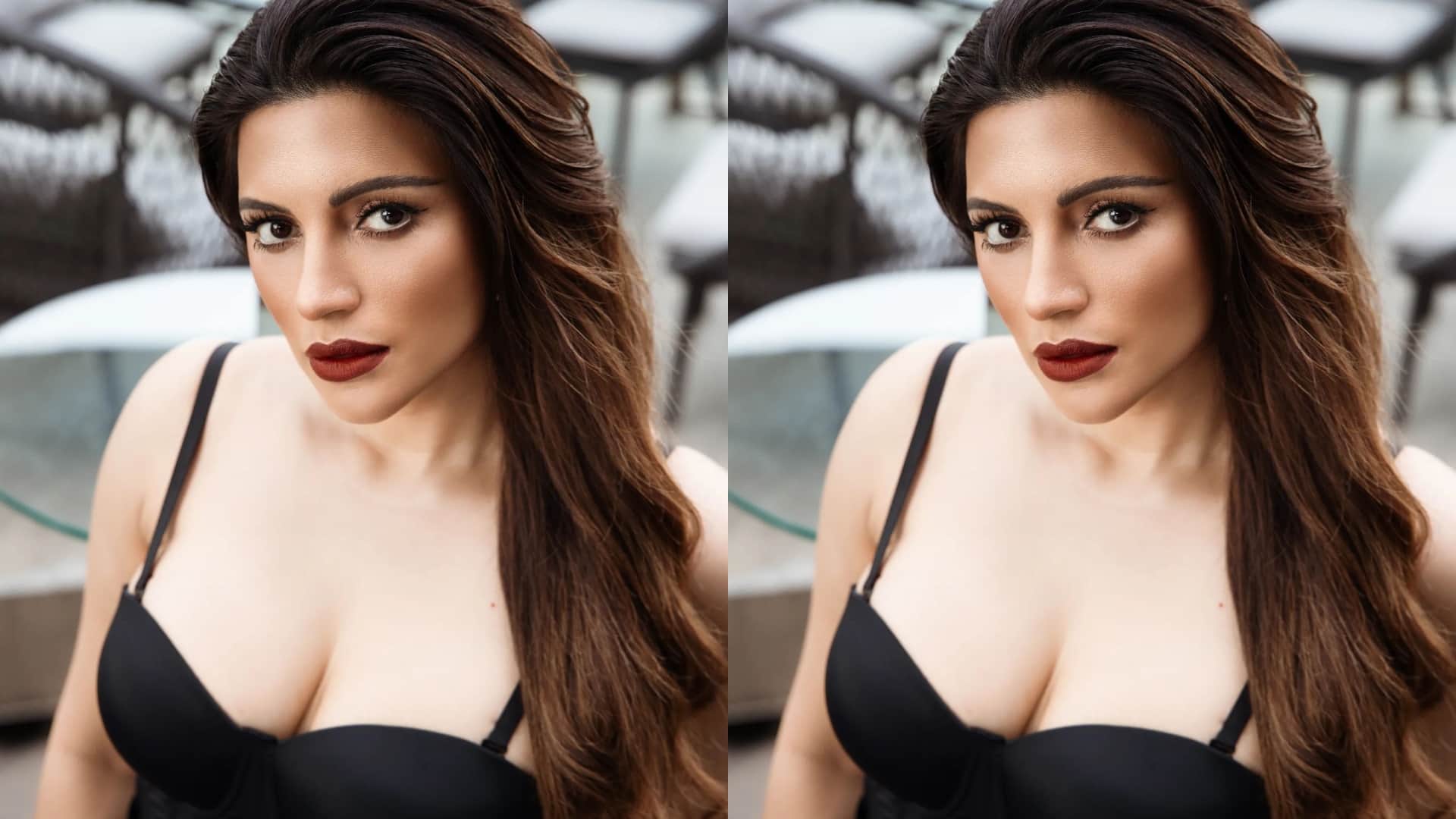 Shama Sikander flaunts her bold look in open shirt denims raises the temperature of internet gets viral