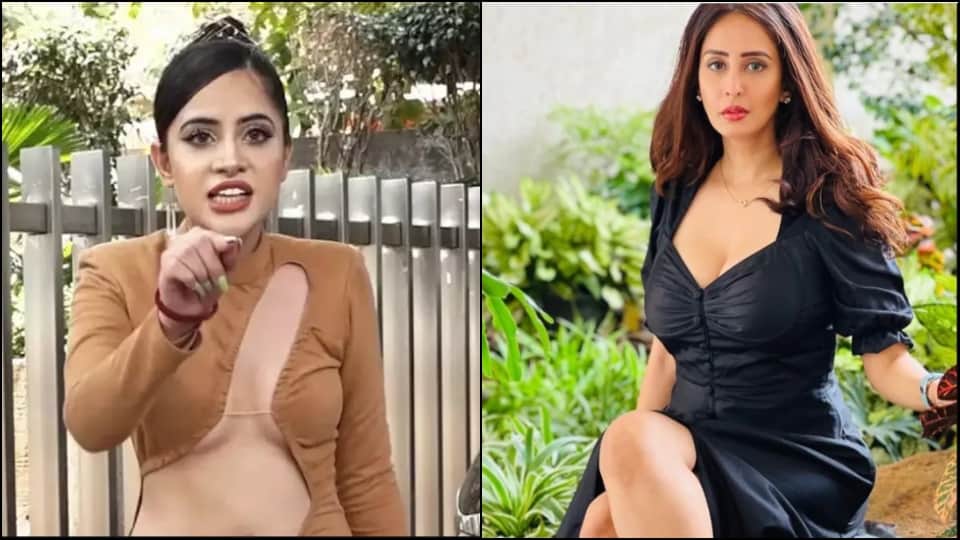 Chahat Khanna gave befitting reply to Urfi Javed for gold digger comment she said aap maa banne ke layak nahi