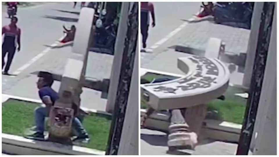 Young Man Dies In Jaipur Akshaya Patra Temple Viral Video