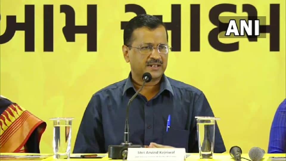 Kejriwal promises free education if AAP elected to power in Gujarat