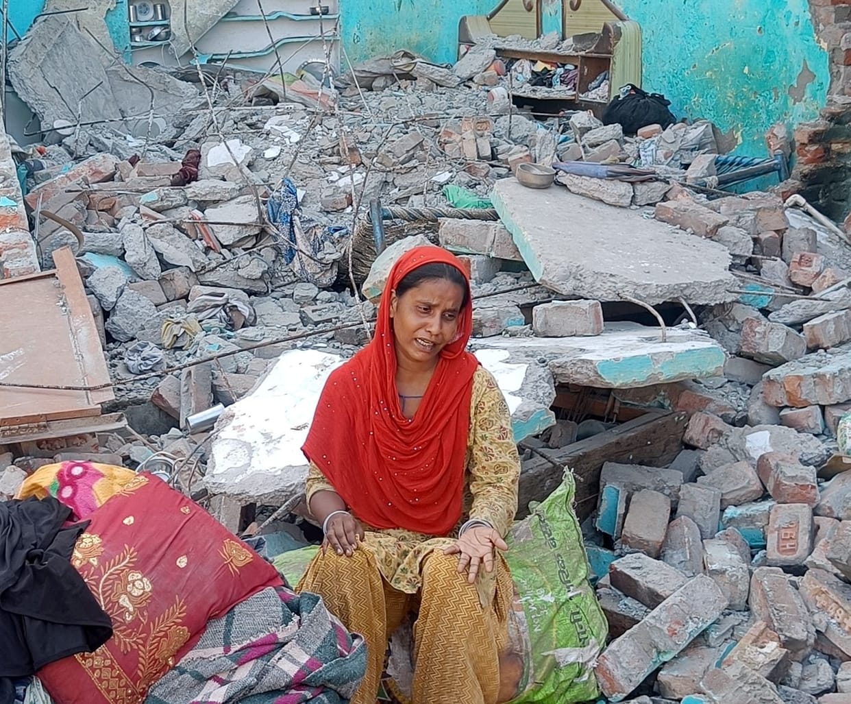The roof fell, the dreams were shattered, only the open sky remained