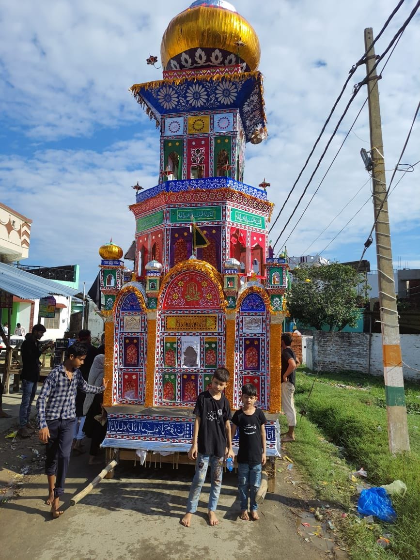 procession of tazia on mohharam