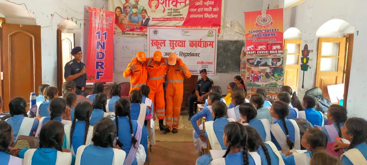 students were trained for disaster management