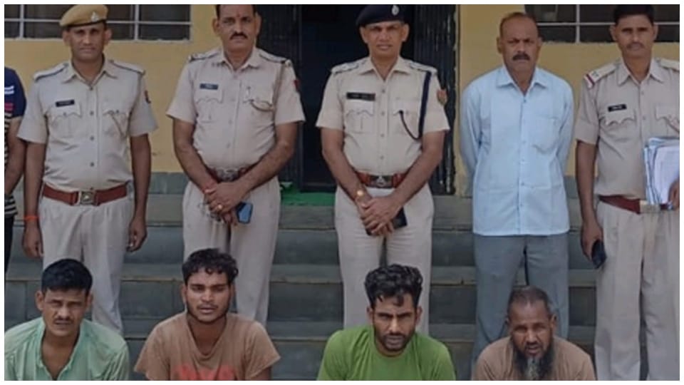 Four miscreants who robbed in Dausa arrested from UP