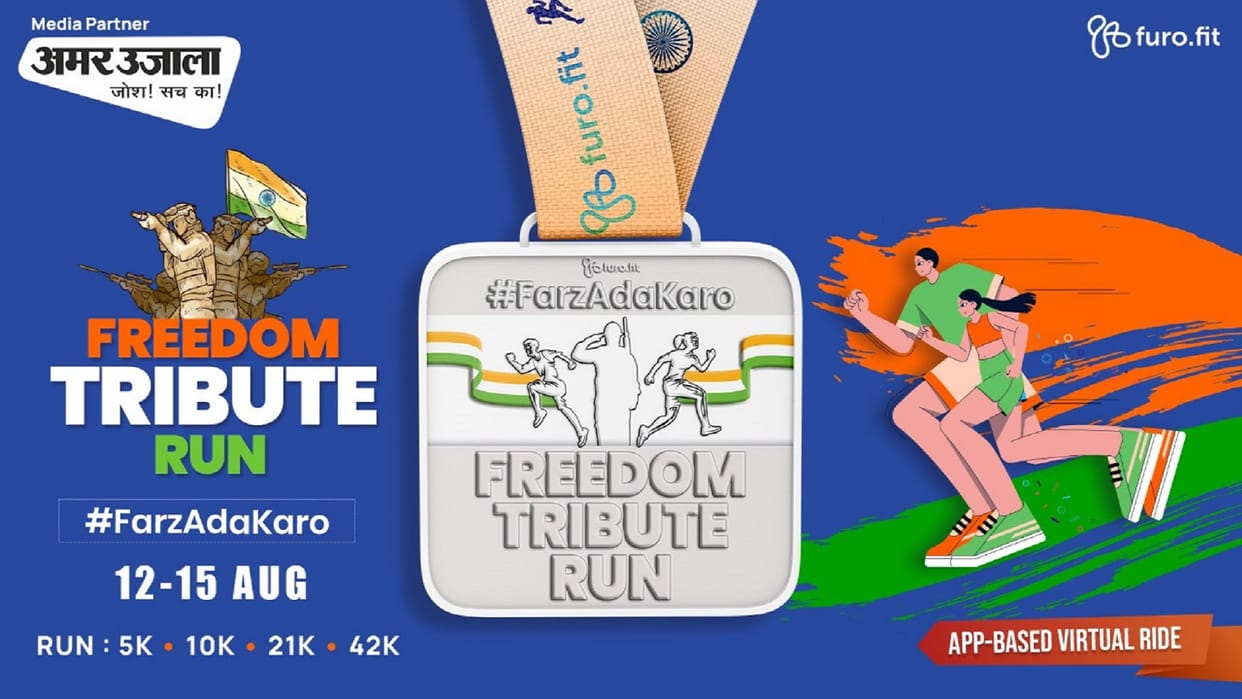 Run and Ride with Furo.fit to celebrate 75 years of Freedom!