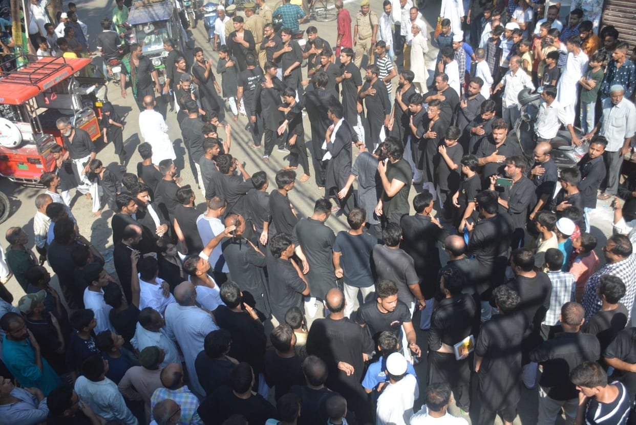 Eyes moist on 10th Muharram, Imam Hussain's sorrow on every face
