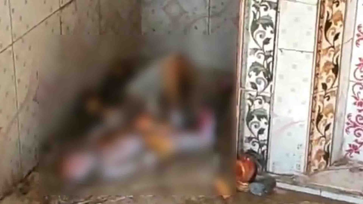 Hamirpur: idol of ancient Kali Devi temple was broken by the anarchists with a hammer