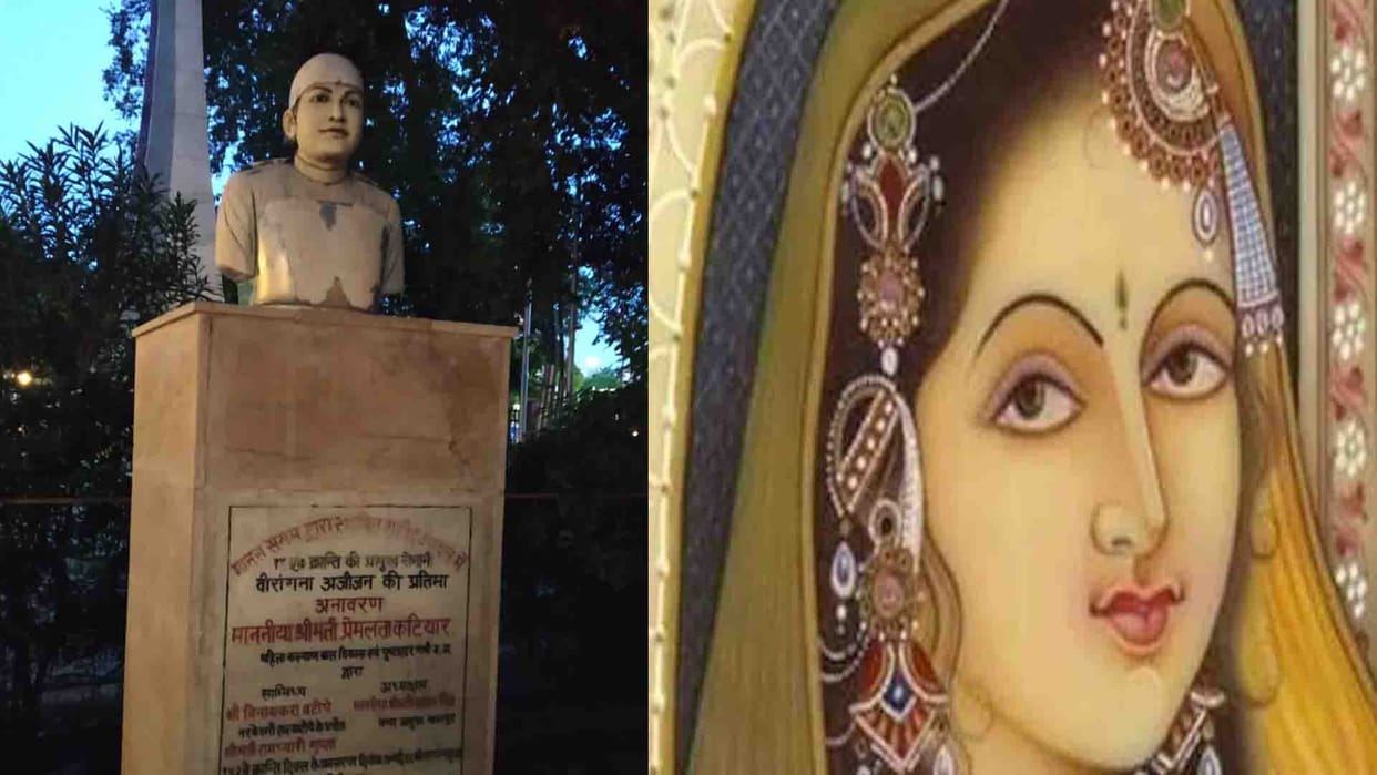 Death was in front, Ajijan Bai had sought freedom
