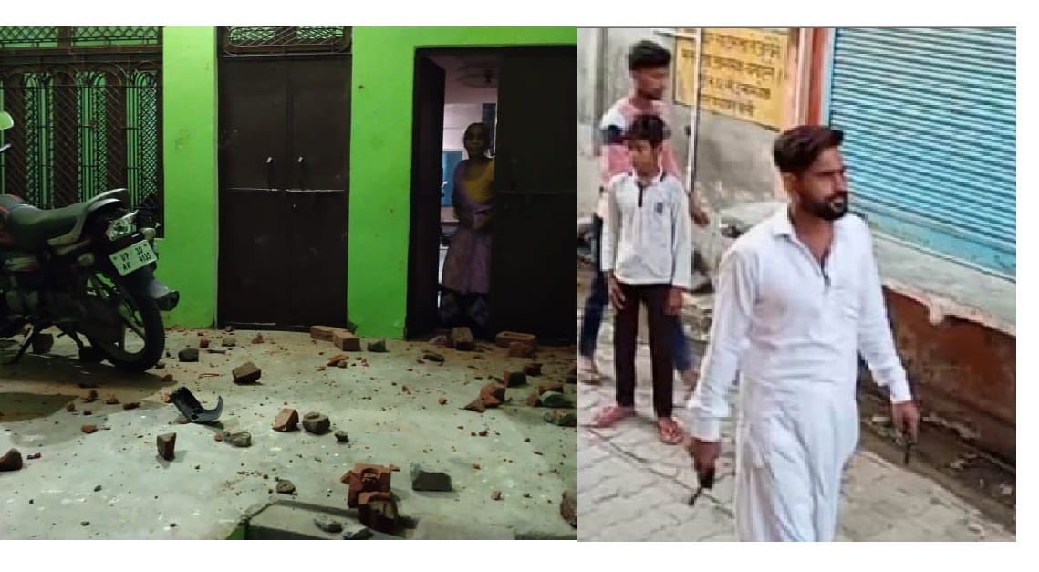 People of a particular community entered the house in Hardoi, firing and stone pelting on two sides, Tiranga y