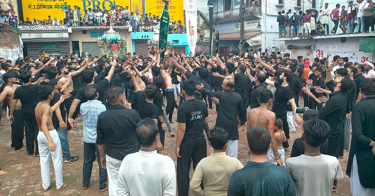 Sogwars took out Tajia procession