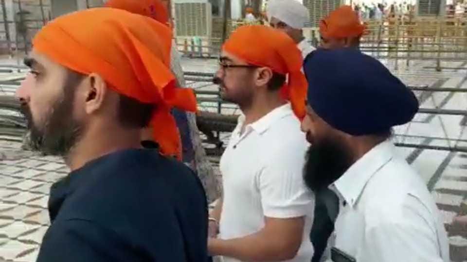 Aamir Khan reached in Amritsar a day before release of film Laal Singh Chaddha
