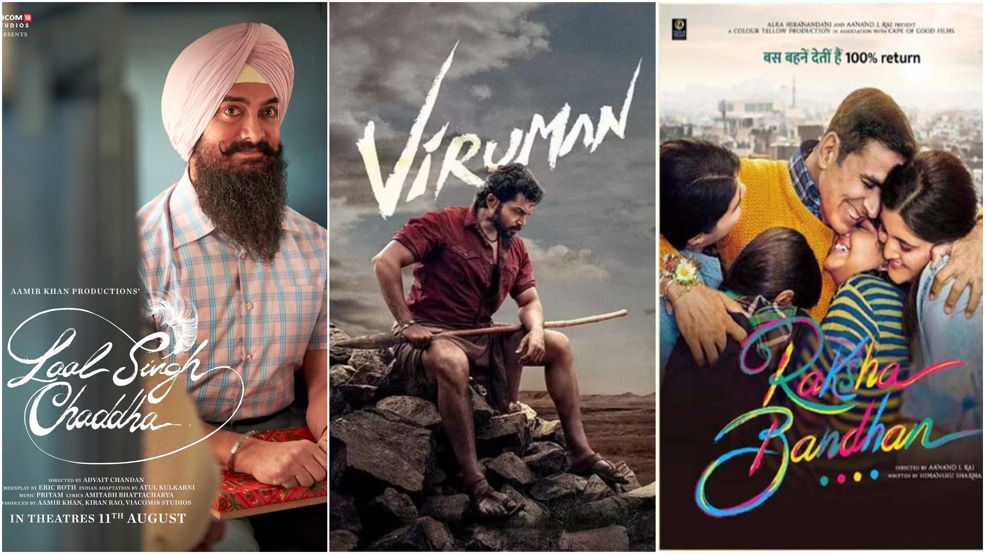 Box Office Release: Lal Singh Chaddha Raksha Bandhan Yashoda Viruman and 18 films are Releasing this week