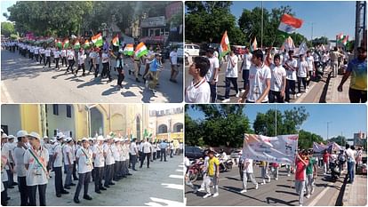 Amar Ujala Campaign Maa Tujhe Pranam Walk For Unity In Agra Today