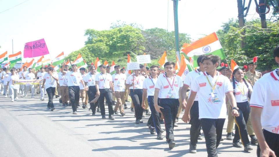 Amar Ujala Campaign Maa Tujhe Pranam Walk For Unity In Agra Today